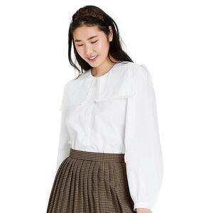 Sandy Liang x Target Women's Long Sleeve Oversized Square Collared Blouse - 2X